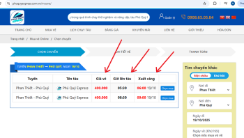Cách Tra Cứu Giá Vé & Lịch Tàu Phú Quý Express Nhanh Nhất