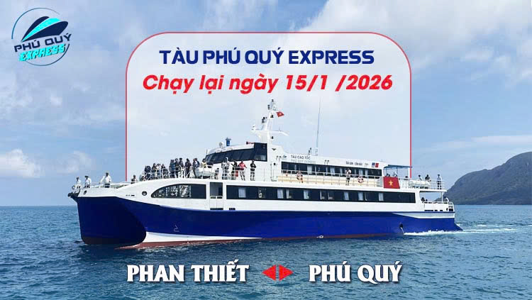 Tàu Phú Quý Express Hoạt Động Trở Lại Tuyến Phan Thiết - Phú Quý Và Ngược Lại Từ 15/1